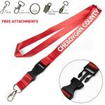 3/4'' Detachable Nylon Lanyards